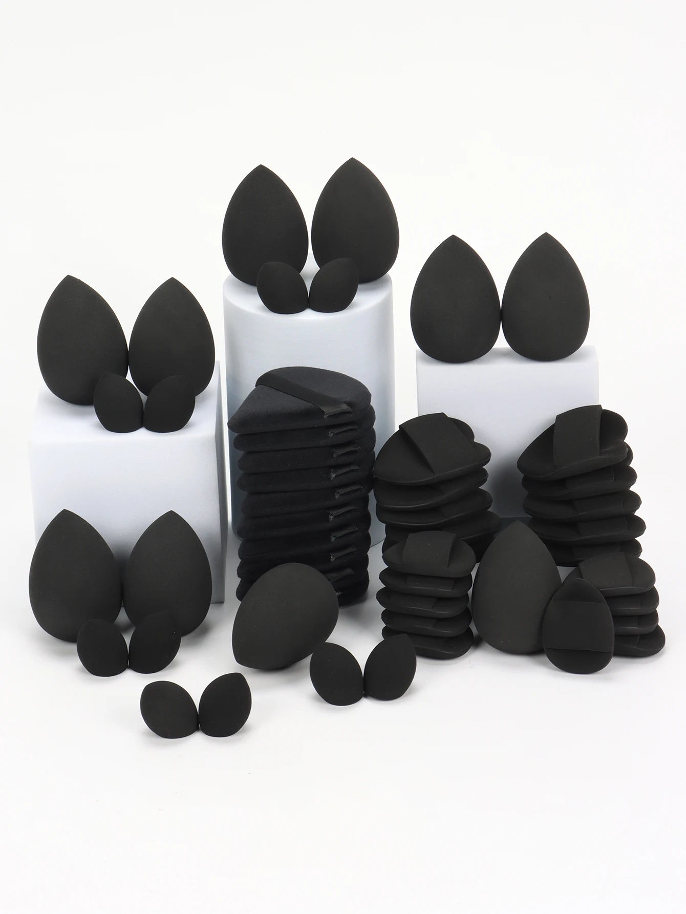 10/20/40/60Pcs Makeup Sponge, Multi-Functional Makeup Tool, Becomes Larger When Exposed to Water, Suitable for All Skin Types
