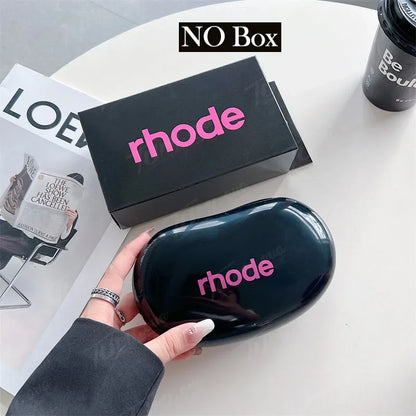 Rhode Makeup Portable Soft Silicone Storage Bag Gifts Cover Charm Woman Cosmetic Mirror Lipstick Blush Moisturizing Lip Gloss
