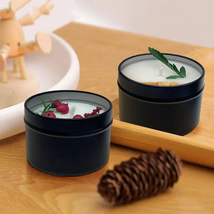 Natural Dried Flowers Aromatherapy Candles Sleep Aid Indoor Tabletop Long-Lasting Fragrance Ambient Fragrance Decorative Items
