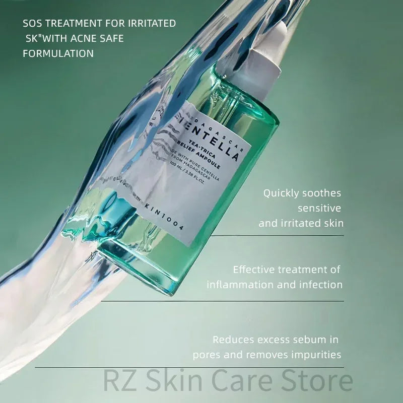 SKIN1004 Madagascar Centella Skincare Coreanos Tea Tree Oil Control Series 3Pcs/Set Soothing Hydration for Sensitive Skin Serum