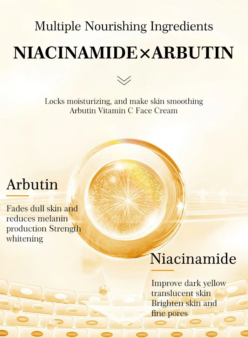 Korean Skincare Anti-Aging Face Cream Moisturizing Brighten Reduce Melanin Wrinkle Control Oil Shrink Pores Whitening for Unisex