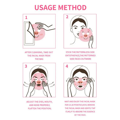 Cute Cartoon Facial Mask Moisturizing Hydrating Mask Deep Moisturizing Tender Skin Mask Dog Panda Pig Animal Mask Skin Care