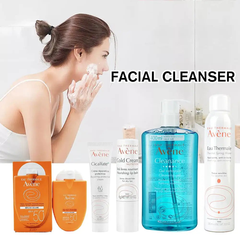 Avene Deep Cleansing Cleanser Removes Face Dirt Whitening Cream Facial Moisturizing Gel Smoothing Cold Cream Skin Care