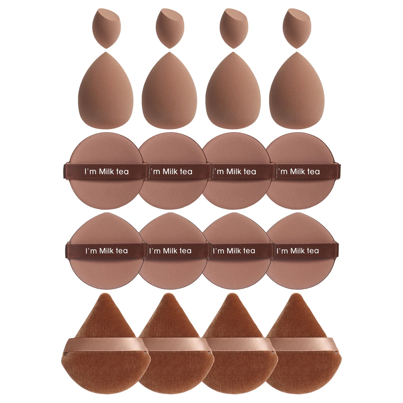 10/20/40/60Pcs Makeup Sponge, Multi-Functional Makeup Tool, Becomes Larger When Exposed to Water, Suitable for All Skin Types