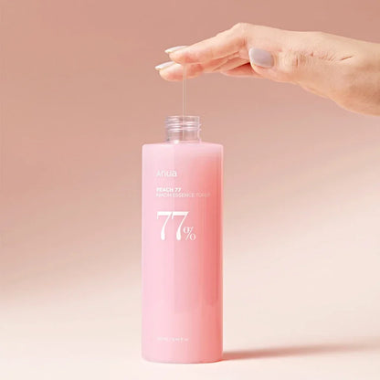 Anua Skin Care Peach Niacinamide Toner Essence 77 Moisturizing Calming for Sensitive Skin Brightens Skin Tone Suitable for Combination Skin