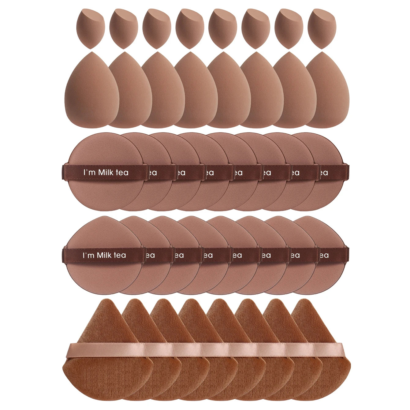 10/20/40/60Pcs Makeup Sponge, Multi-Functional Makeup Tool, Becomes Larger When Exposed to Water, Suitable for All Skin Types