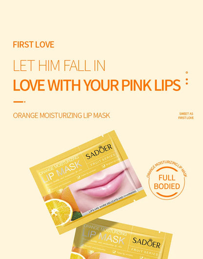 30pcs Fruits Lip Mask Moisturizing Nourishing Collagen Lip Patches Plump Lips Beauty Skincare Lips Pads Lipmask Skin Care