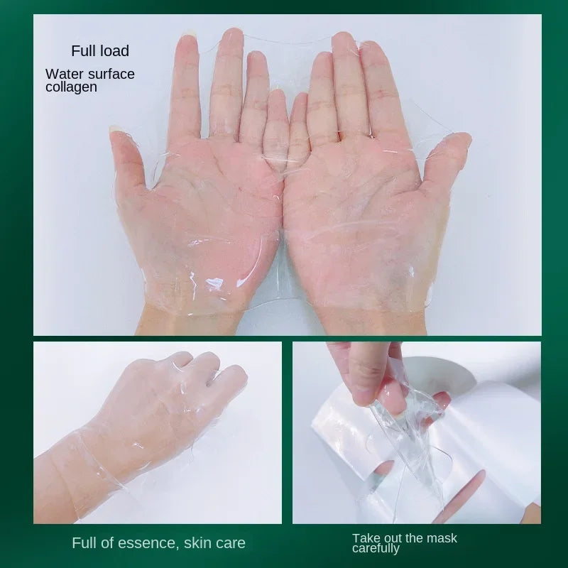 5pcs*30ml Tiktok Hot Sale Seaweed Collagen Filling Crystal Mask Replenishing Fruit Jelly Skin Transparent Mask Skin Care Masque