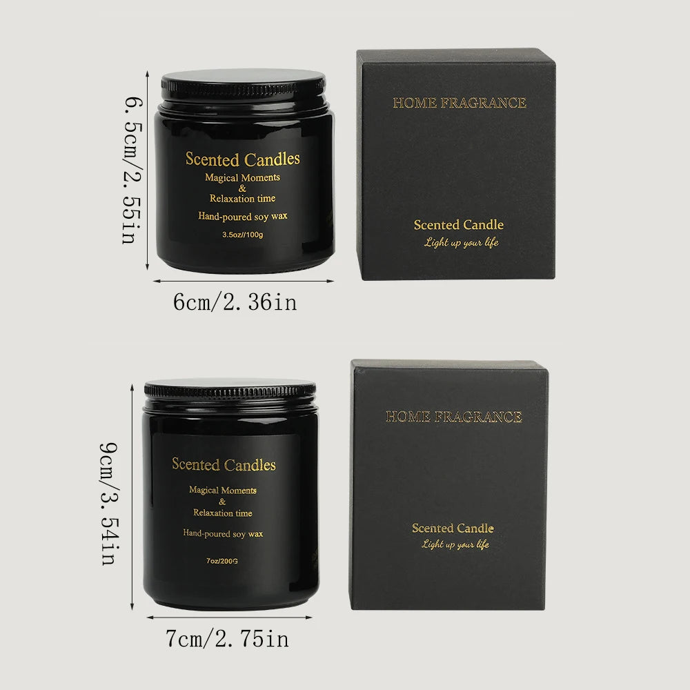 Smokeless Aromatherapy Candles Soy Wax Handmade Creative Bedroom Decoration Aromatherapy Candle Cups Handheld Gift Box