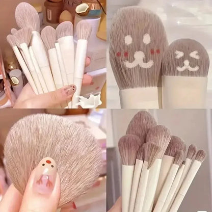 10PCS Makeup Brush, Easy To SetFoundation Blush Eyeshadow Brush Eyebrow Brush Contour Lip Face Makeup Brush Beauty Tools