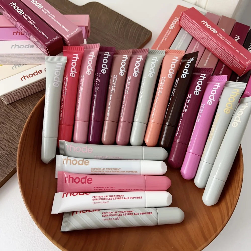 RHODE Makeup Cheek Pocket Blush Rouge Cream Blusher Stick Lip Gloss Phone Case For iPhone Data Cake New Lipstick Blush Gift