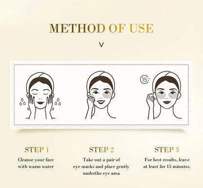 Skincare Products 24K Gold Hyaluronic Acid Eye Mask Remove Dark Eye Circles Collagen Eye Patches Korean Face Care Product