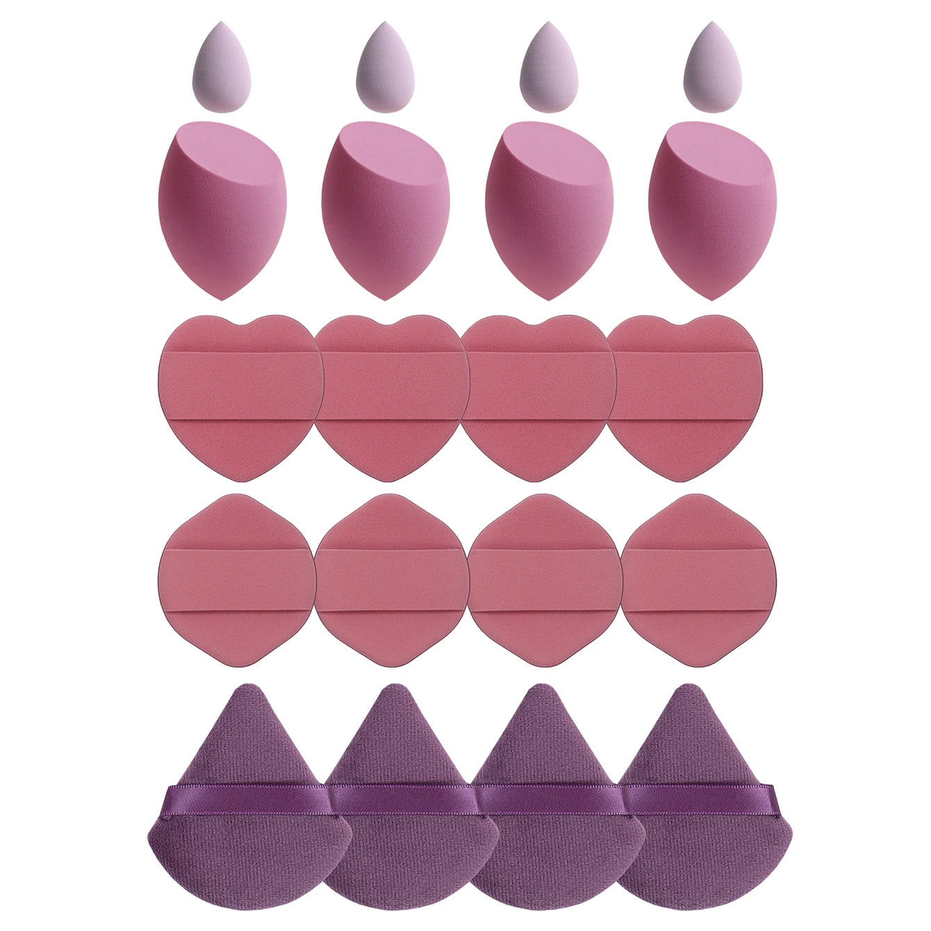 10/20/40/60Pcs Makeup Sponge, Multi-Functional Makeup Tool, Becomes Larger When Exposed to Water, Suitable for All Skin Types
