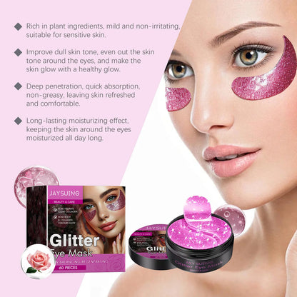 Collagen Eye Mask Hyaluronic Acid Anti Dark Circles Eye Bags Removal Reduce Fine Lines Tighten Moisturizing Skincare Eye Patches