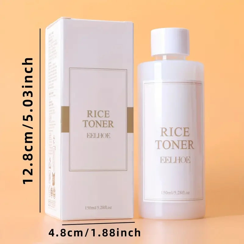 150ML Rice Toner Brightening Lifting Oil Control Smoothing Facial Wrinkles Shrink Pores eep Facial Cleanser For Young Glowy