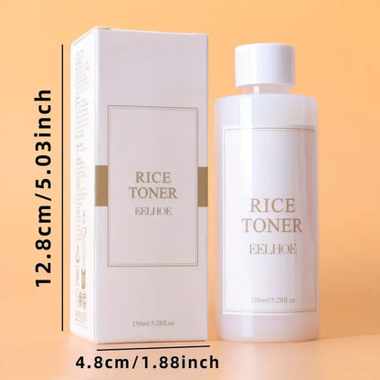 150ML Rice Toner Brightening Lifting Oil Control Smoothing Facial Wrinkles Shrink Pores eep Facial Cleanser For Young Glowy