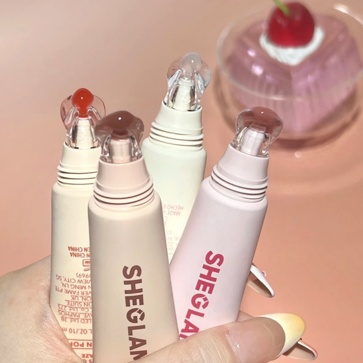 Sheglam Colored Lip Gloss 10ml Lipglaze Moisturise Nourishing Dilute Lip Wrinkles Mirror Liquid Lipstick Makeup Beauty Cosmetic