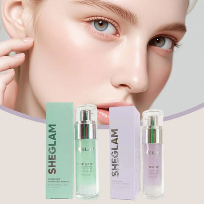 SHEGLAM GOOD GRIP Hydrating Primer Glue Pre-Makeup Gel 45ml Moisture Oil Control Invisible Pores Natural Bare Face Effect Makeup